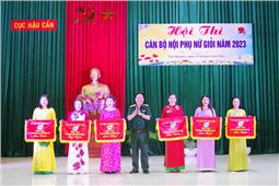 Cục Hậu cần tổ chức Hội thi cán bộ hội phụ nữ giỏi